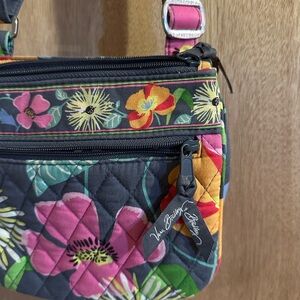 Vera Bradley Jazzy Blooms Hipster Crossbody